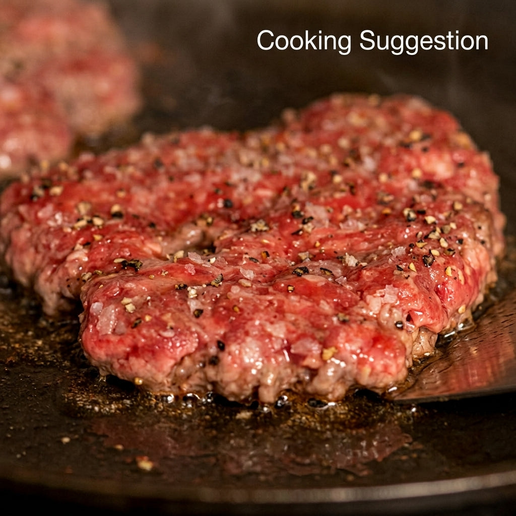 USDA Choice Angus Ground Beef 80/20 (Unseasoned Burger Blend) - 450-500g