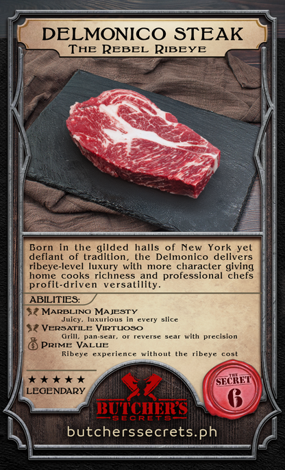 AUS WAGYU DELMONICO STEAK 7mbs