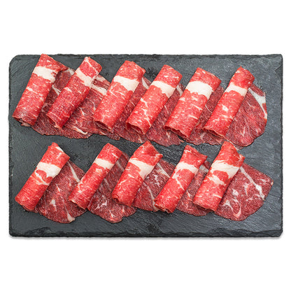 Aus Wagyu Kata Rosu Sukiyaki Slices 5 MBS - 500g